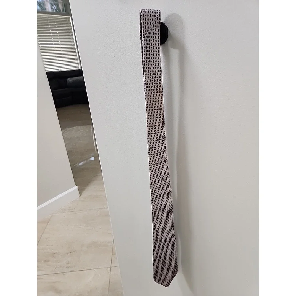 Givenchy Monsieur Silk Tie Made in Italy‎ Cream Red Blue Geometric Mens